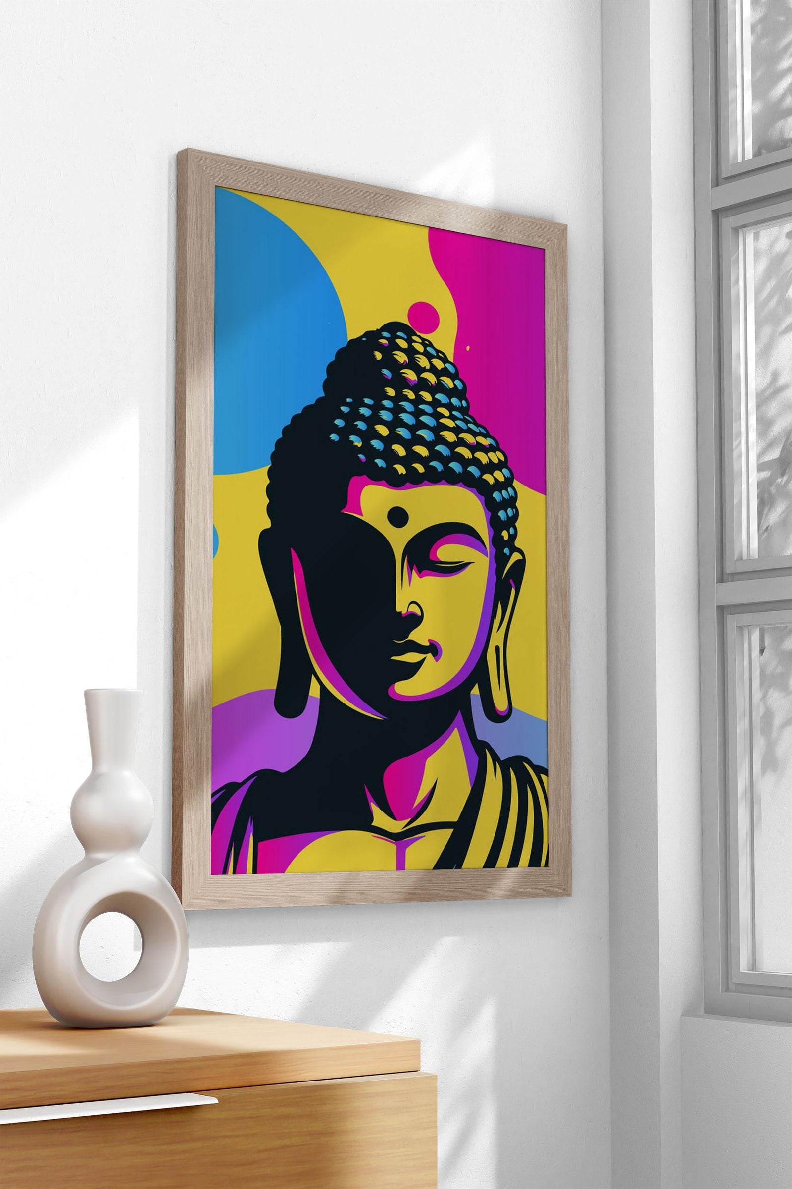 buddha poster Asian Style Poster | Wall Art for Home & Office | High-Quality Print - High-quality vinyl skin wrap d