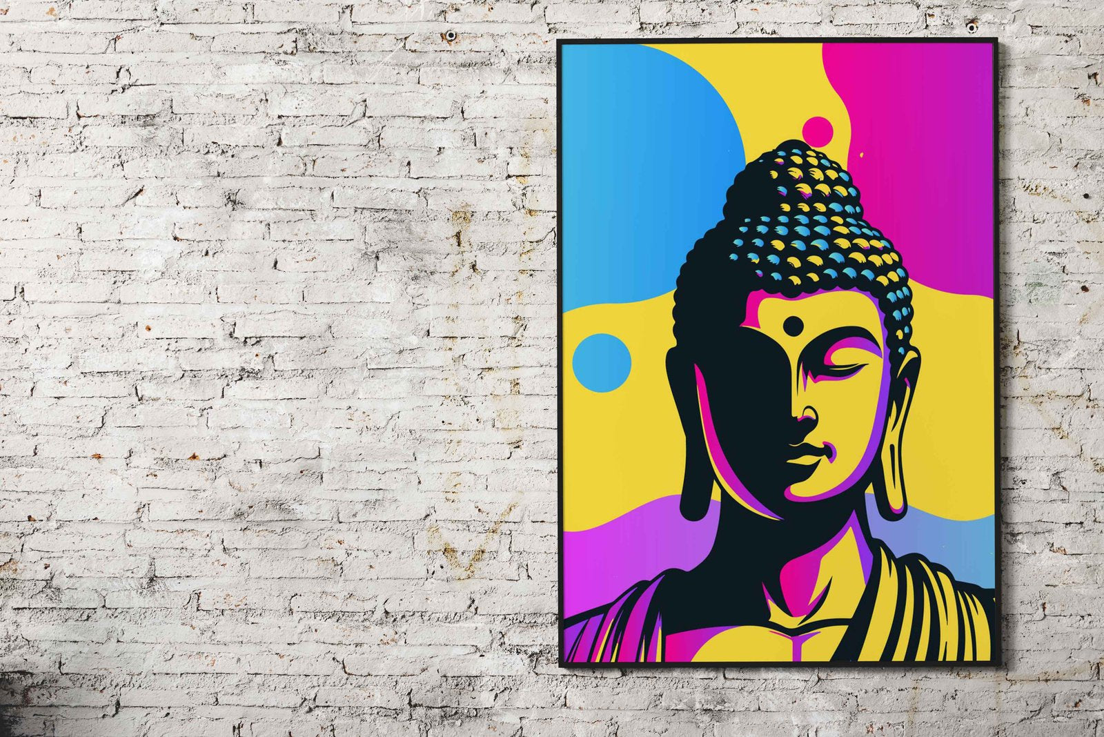buddha poster Asian Style Poster | Wall Art for Home & Office | High-Quality Print - High-quality vinyl skin wrap d