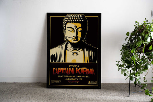 buddha print Asian Style Poster | Wall Art for Home & Office | High-Quality Print - High-quality vinyl skin wrap de