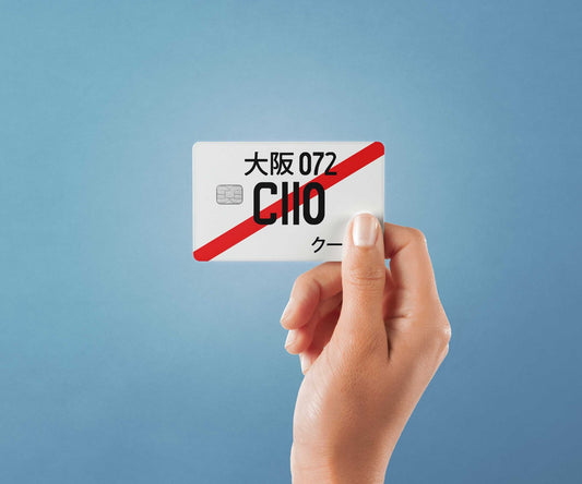 C110 Design | Credit Card Sticker | Small Chip | Credit Card Skin