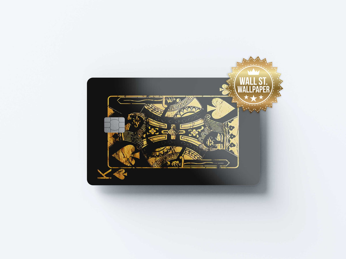 King - Premium Vinyl Credit Card Skin Cover by Wonderwallsboutique