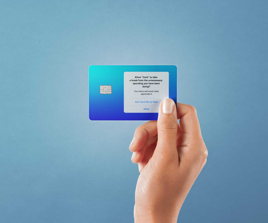 Card Needs a Break Design | Credit Card Sticker | Small Chip | Credit Card Skin