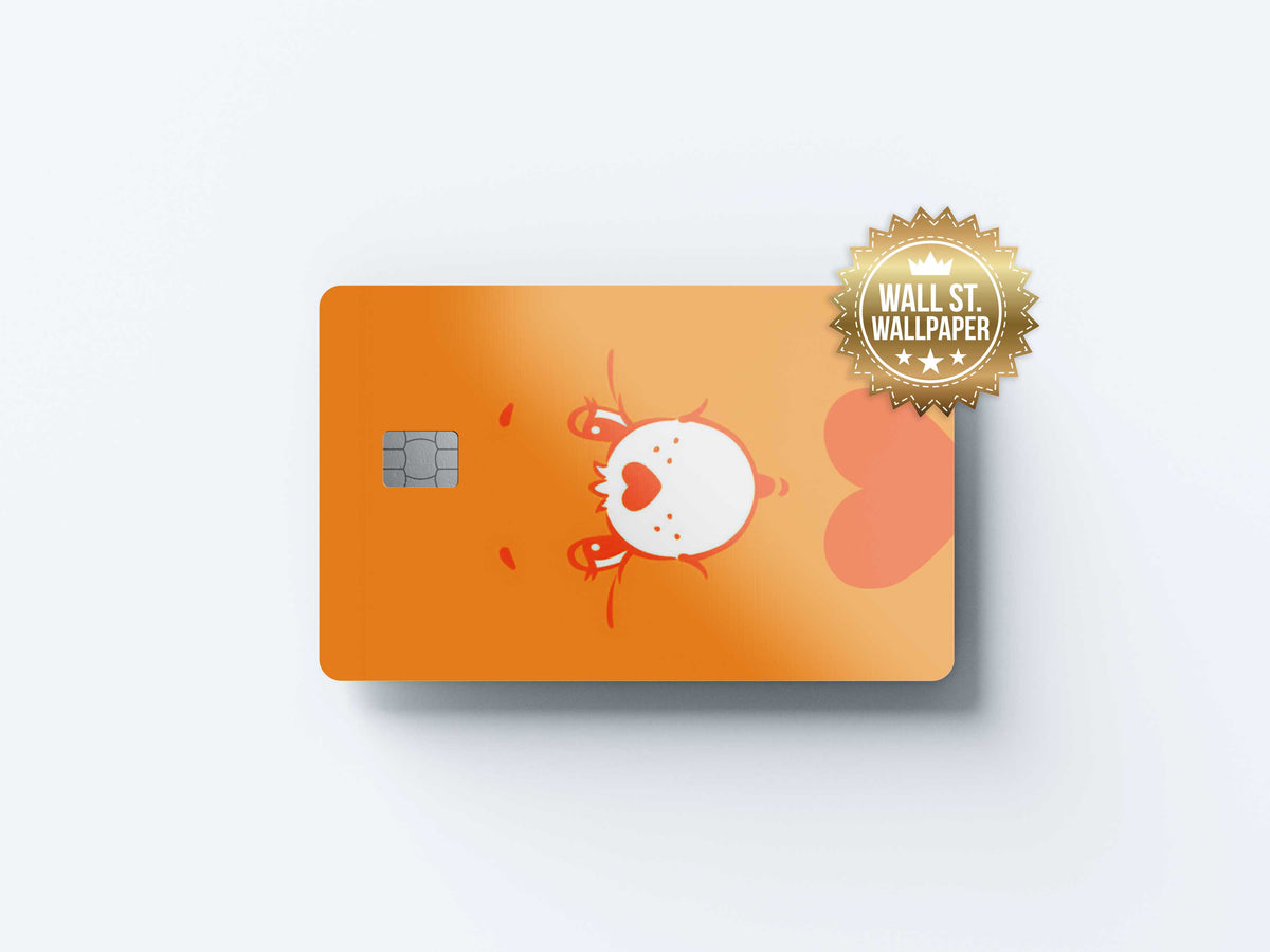 Care Bear - Premium Vinyl Credit Card Skin Cover by Wonderwallsboutique