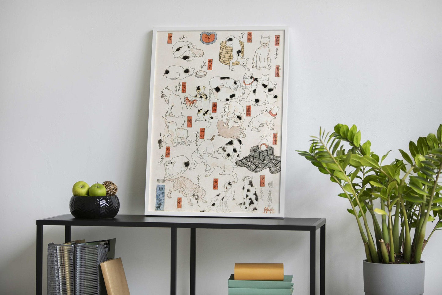 cats Asian Style Poster | Wall Art for Home & Office | High-Quality Print