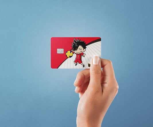 Chibi Kuroo Design | Credit Card Sticker | Small Chip | Credit Card Skin