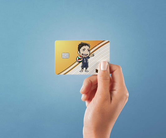 Chibi Sawamura Design | Credit Card Sticker | Small Chip | Credit Card Skin