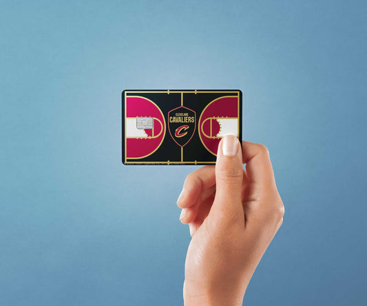 Cleveland Cavaliers Courtside Design | Credit Card Sticker | Small Chip | Credit Card Skin