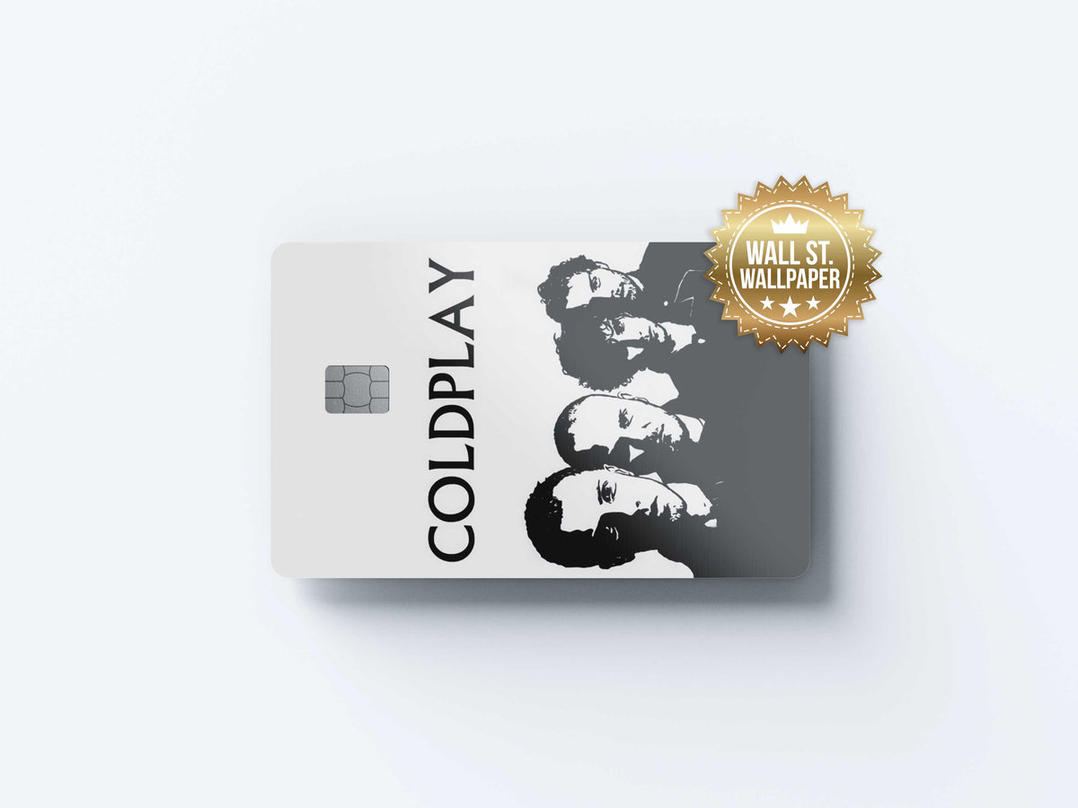 Coldplay - Premium Vinyl Credit Card Skin Cover by Wonderwallsboutique