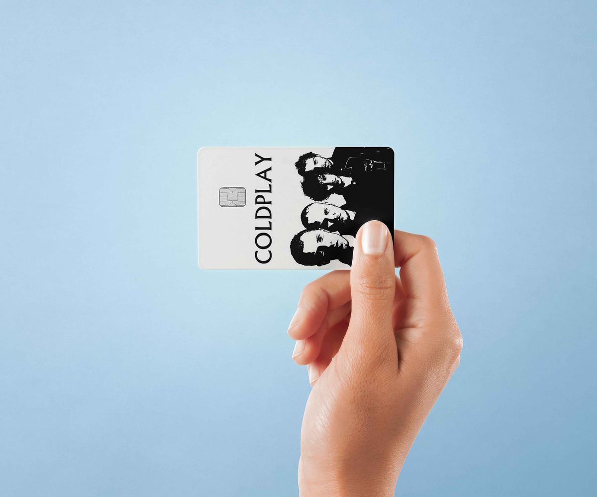 Coldplay - Premium Vinyl Credit Card Skin Cover by Wonderwallsboutique