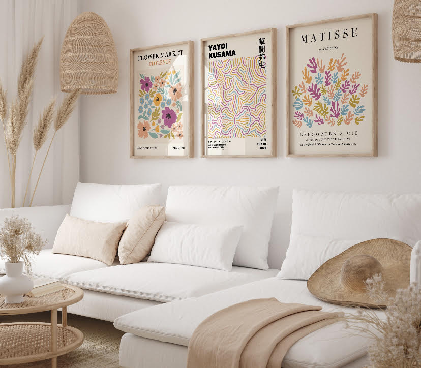 Three Vibrant Flower Prints by Matisse | Yayoi Kusama