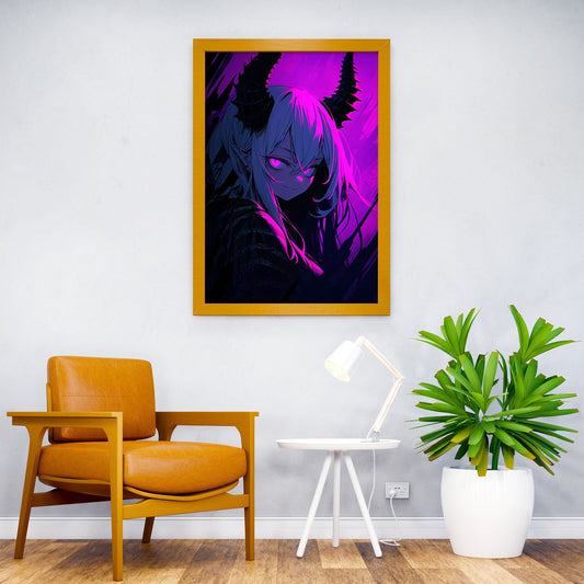 colour blue Asian Style Poster | Wall Art for Home & Office | High-Quality Print - High-Quality Visual Display