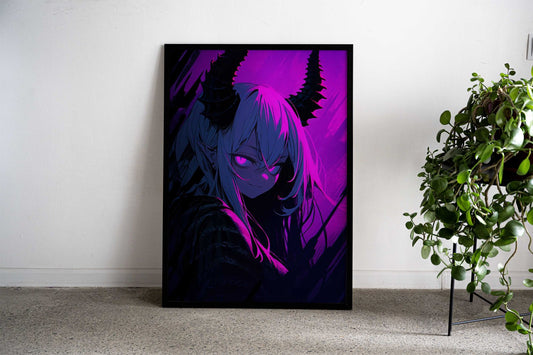 colour blue Asian Style Poster | Wall Art for Home & Office | High-Quality Print - High-Quality Visual Display