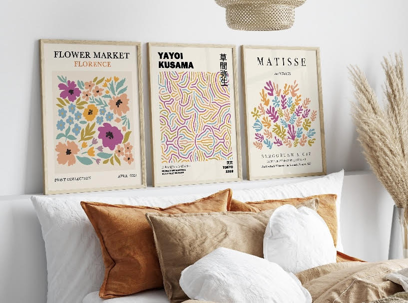 Three Vibrant Flower Prints by Matisse | Yayoi Kusama