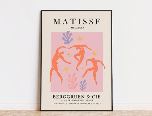 Collection of 3 Henri Matisse Prints | Gallery Wall Art | Pastel Exhibition Posters | Iconic Artist Decor