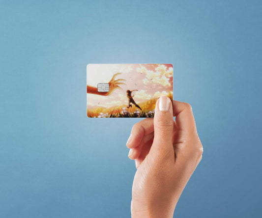 Watercolor coordinate design | credit card sticker | small chip | credit card skin for nursery and home wall decor.