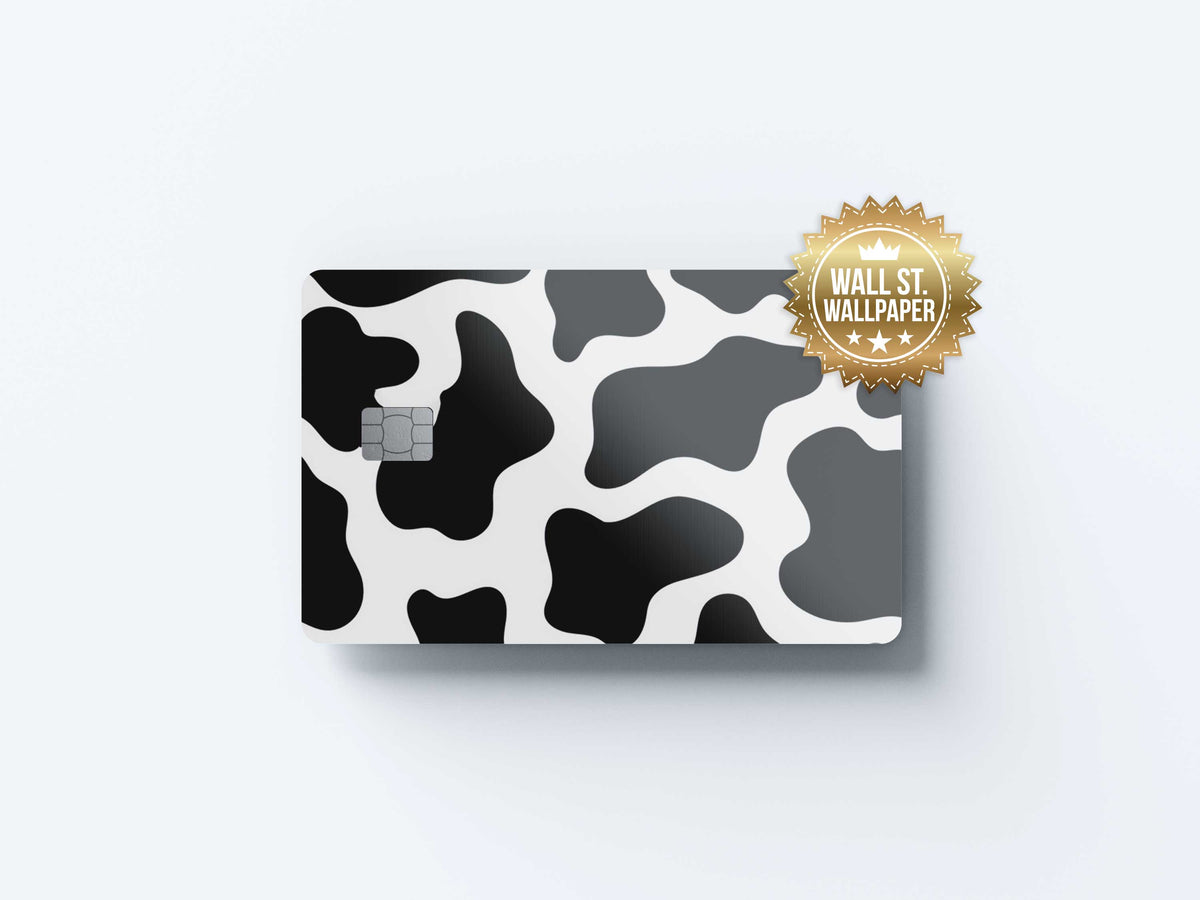 Cow Pattern - Premium Vinyl Credit Card Skin Cover by Wonderwallsboutique