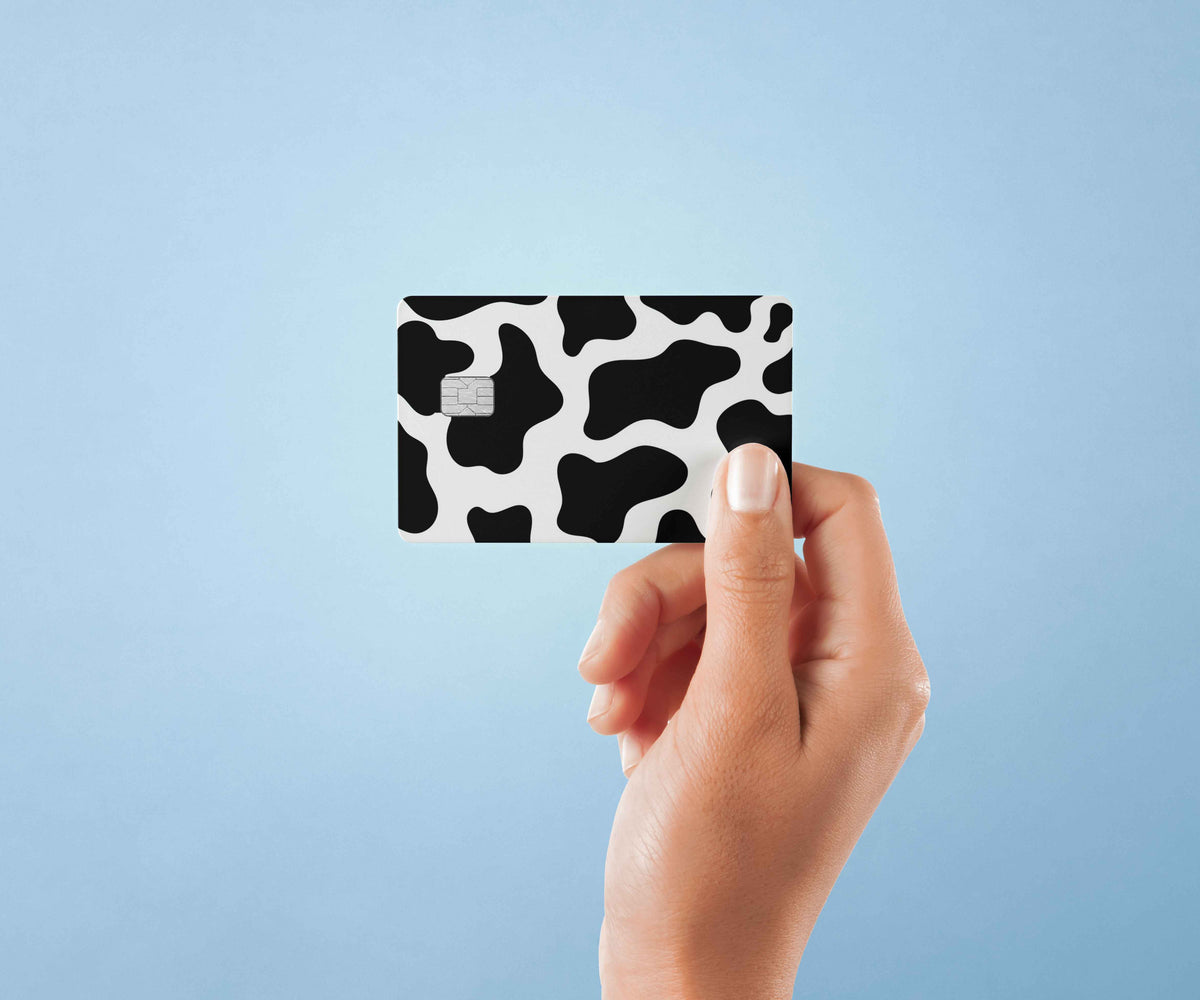 Cow Pattern - Premium Vinyl Credit Card Skin Cover by Wonderwallsboutique