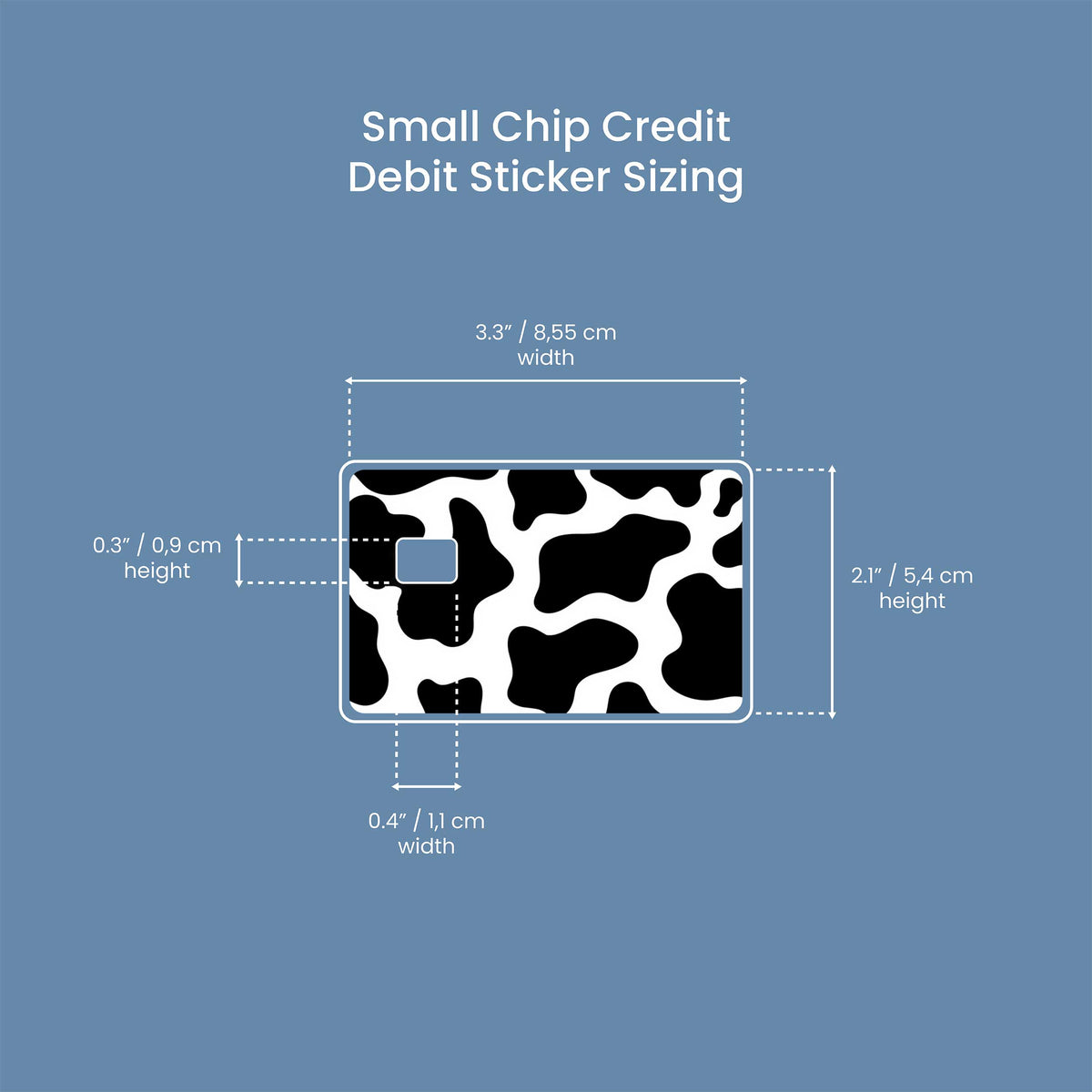 Cow Pattern - Premium Vinyl Credit Card Skin Cover by Wonderwallsboutique