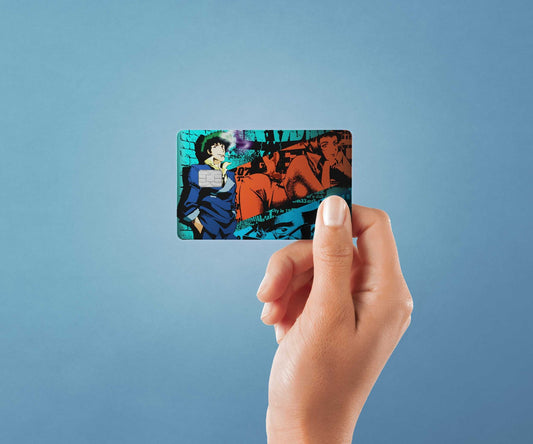 Watercolor cowboy desires design | credit card sticker | small chip | credit card skin for nursery and home wall decor.
