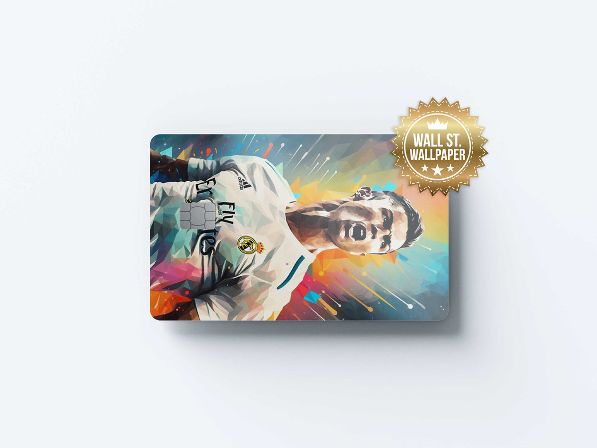 Cristiano Ronaldo Real Madrid - Premium Vinyl Credit Card Skin Cover by Wonderwallsboutique