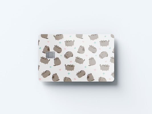 Watercolor da cat design | credit card sticker | small chip | credit card skin for nursery and home wall decor.