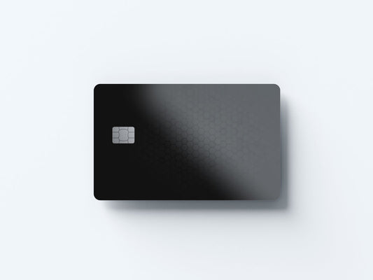 Watercolor dark hex design | credit card sticker | small chip | credit card skin for nursery and home wall decor.