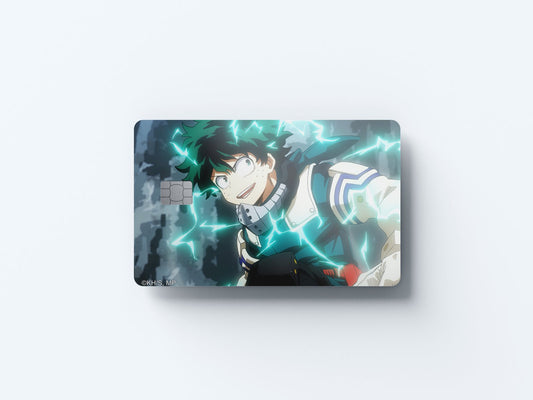 Watercolor deku full cowling design | credit card sticker | small chip | credit card skin for nursery and home wall decor.