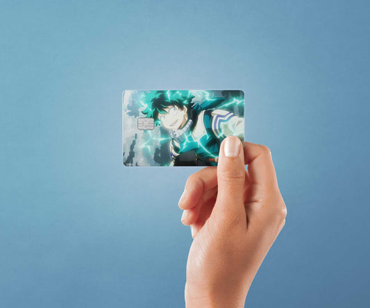 Watercolor deku full cowling design | credit card sticker | small chip | credit card skin for nursery and home wall decor.