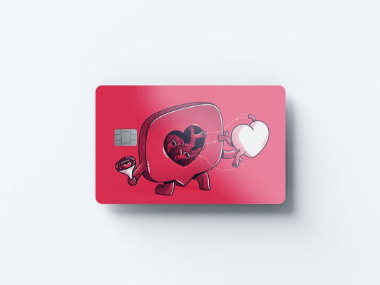 Watercolor desperate love design | credit card sticker | small chip | credit card skin for nursery and home wall decor.