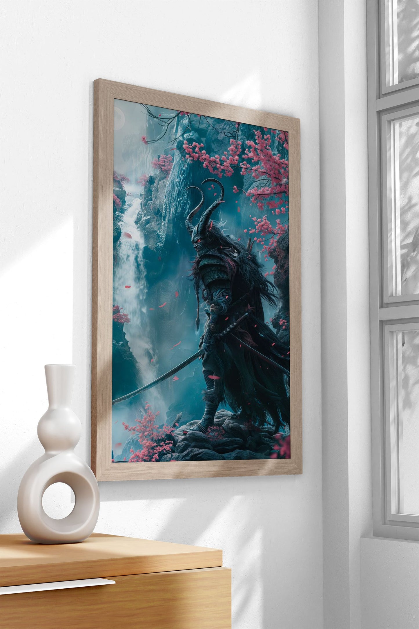 devil samurai shogun Asian Style Poster | Wall Art for Home & Office | High-Quality Print