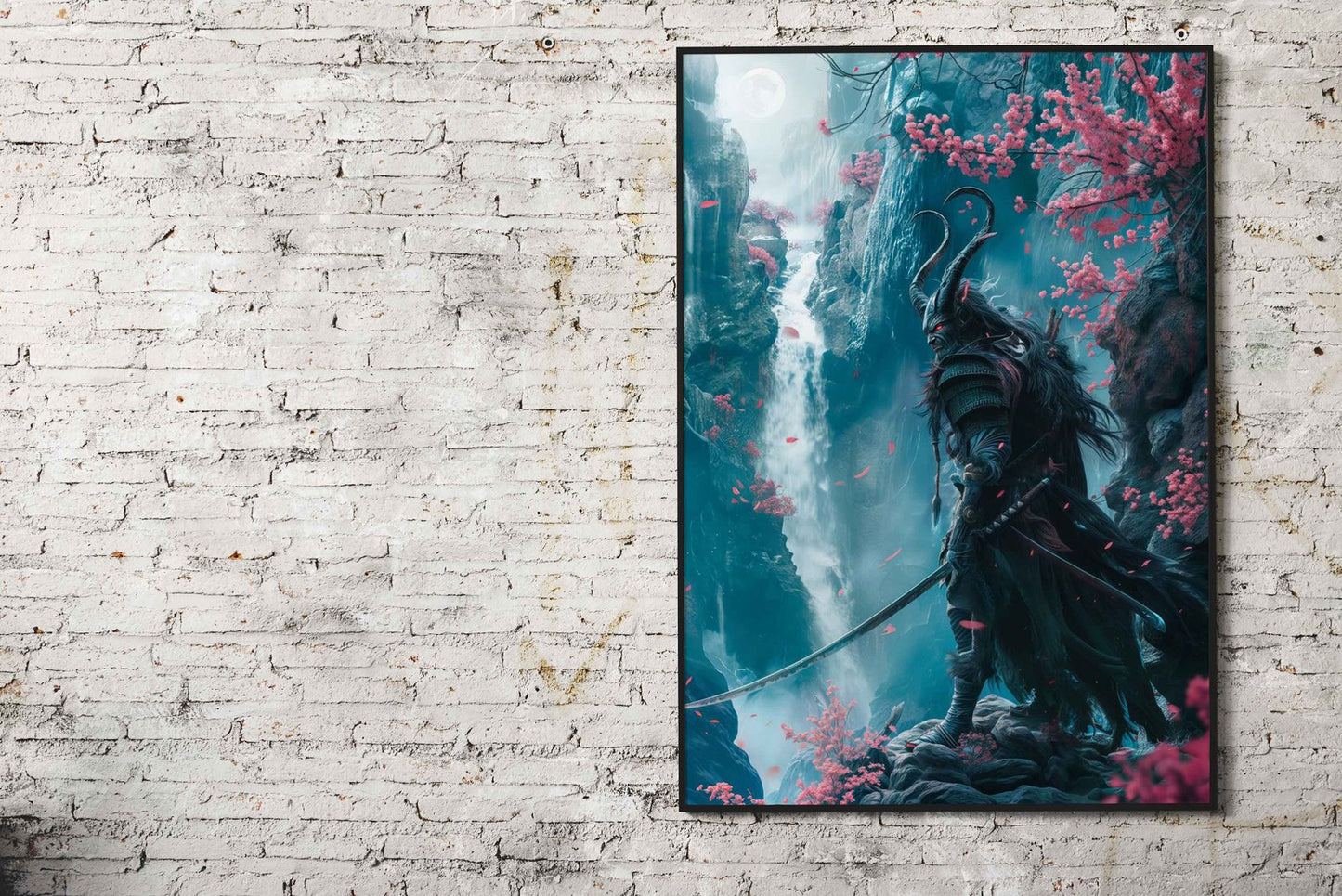 devil samurai shogun Asian Style Poster | Wall Art for Home & Office | High-Quality Print