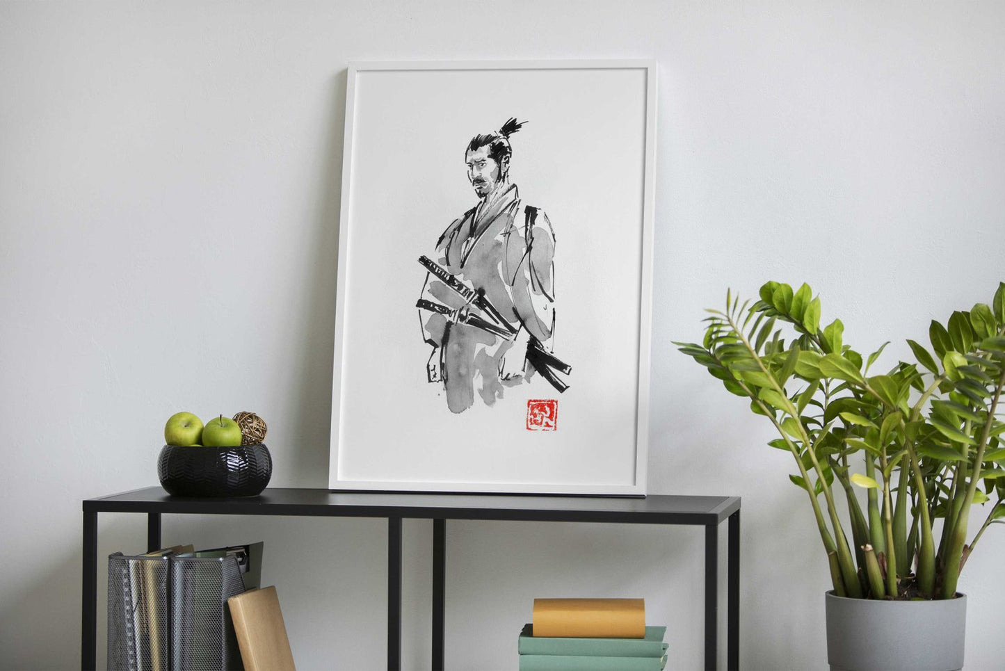 disappointed samurai Asian Style Poster | Wall Art for Home & Office | High-Quality Print - High-Quality Visual Display