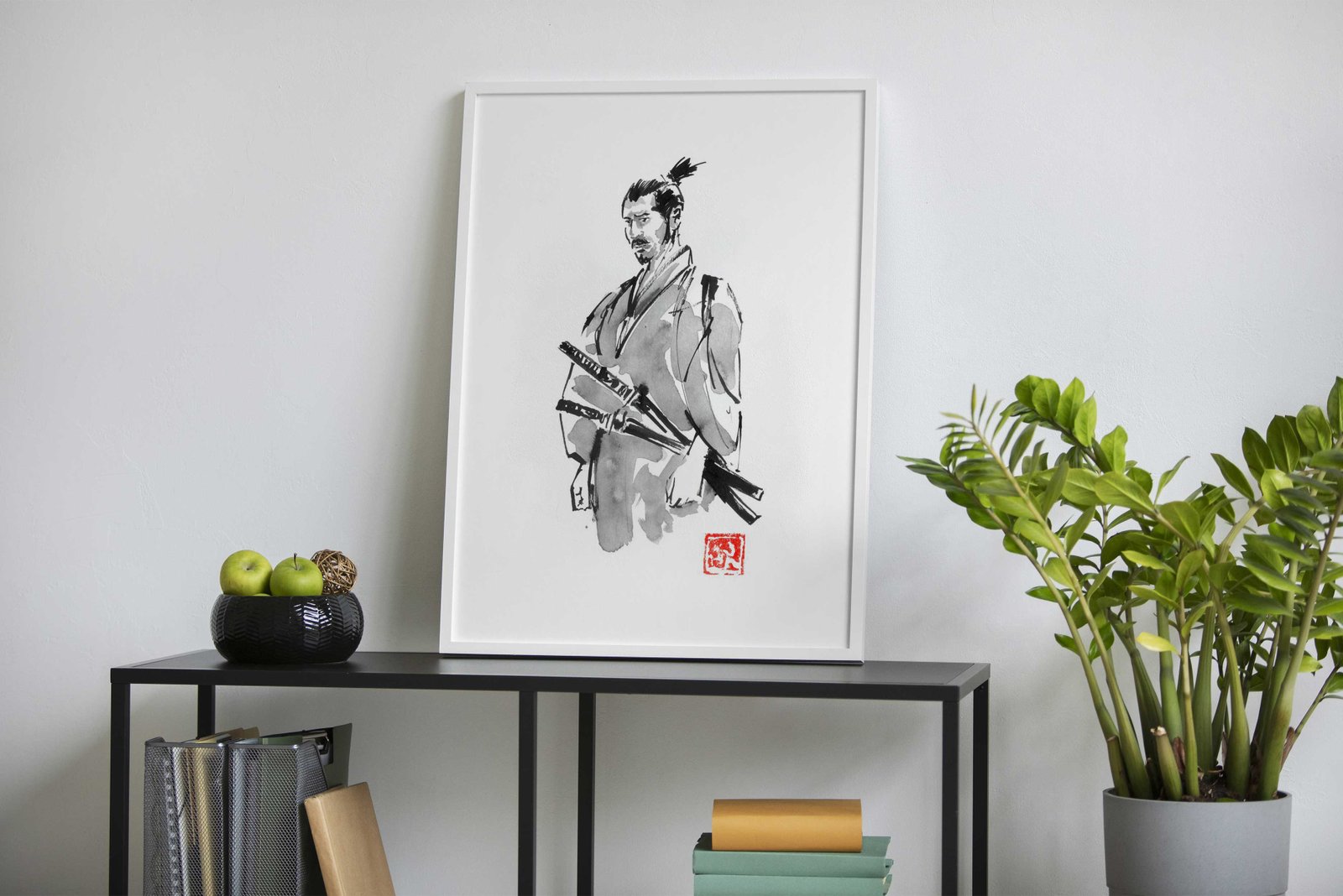 disappointed samurai Asian Style Poster | Wall Art for Home & Office | High-Quality Print - High-Quality Visual Display