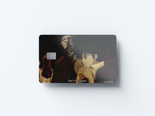 Watercolor don't be stupid design | credit card sticker | small chip | credit card skin for nursery and home wall decor.