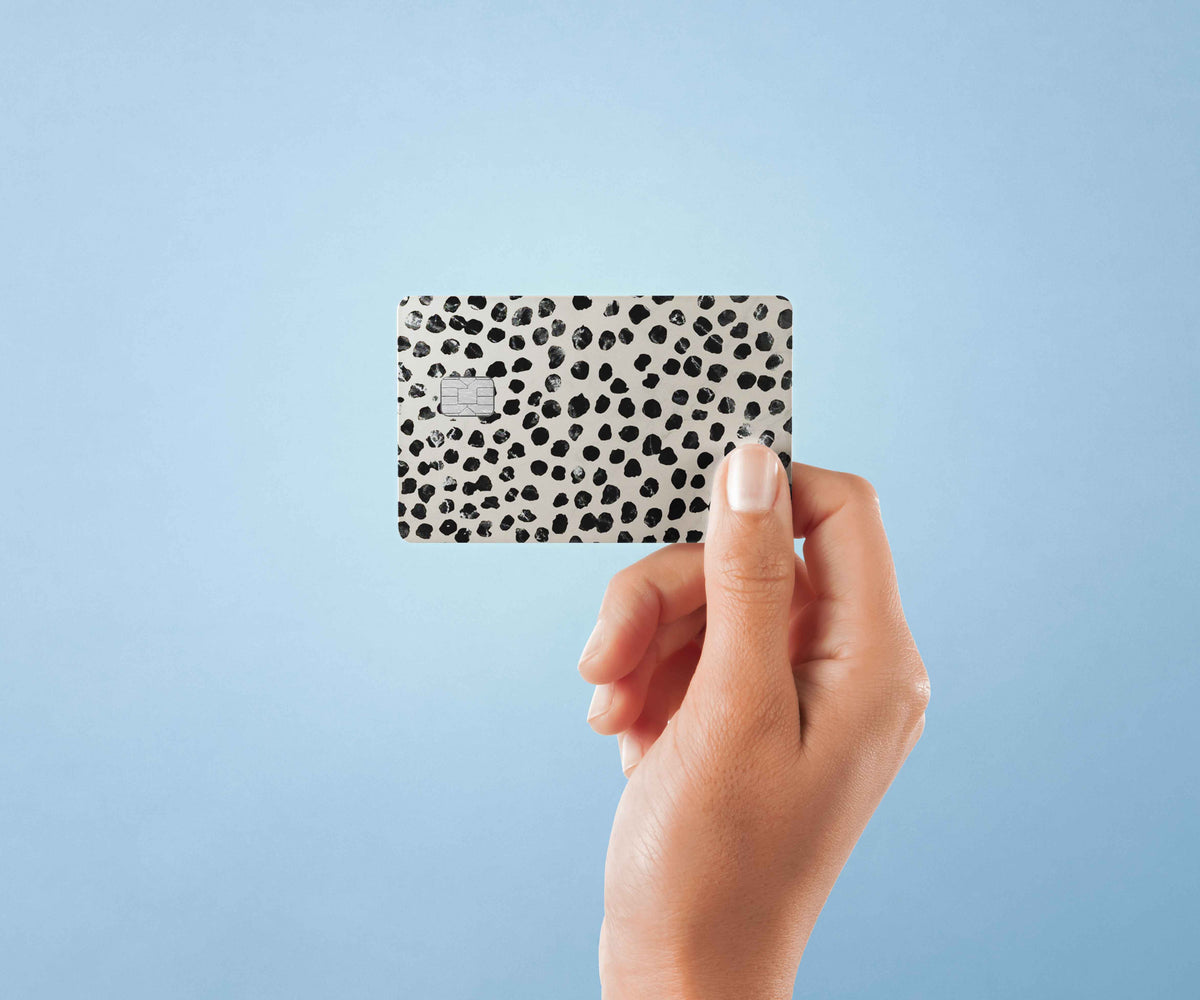 Dots - Premium Vinyl Credit Card Skin Cover by Wonderwallsboutique