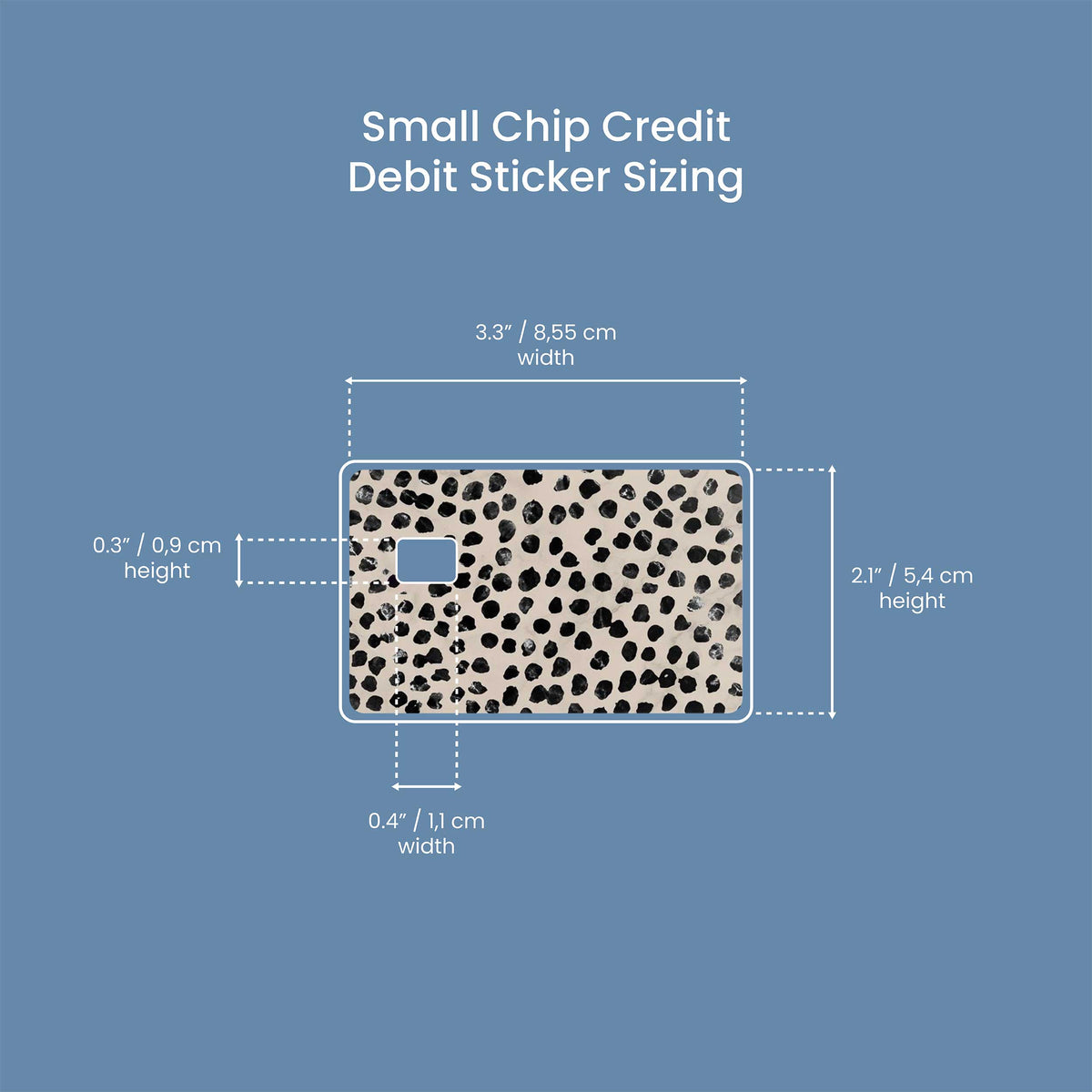 Dots - Premium Vinyl Credit Card Skin Cover by Wonderwallsboutique