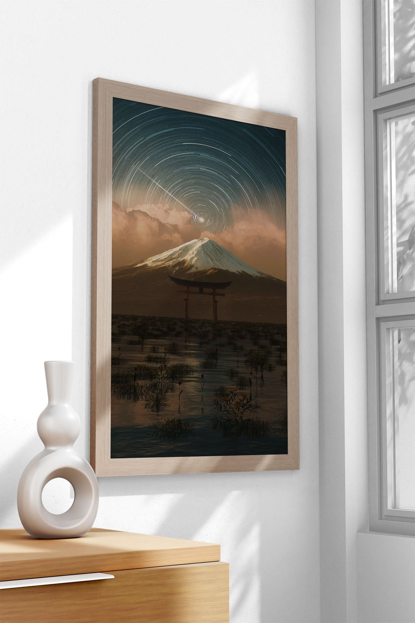 dreamy mt fuji Asian Style Poster | Wall Art for Home & Office | High-Quality Print - High-Quality Visual Display