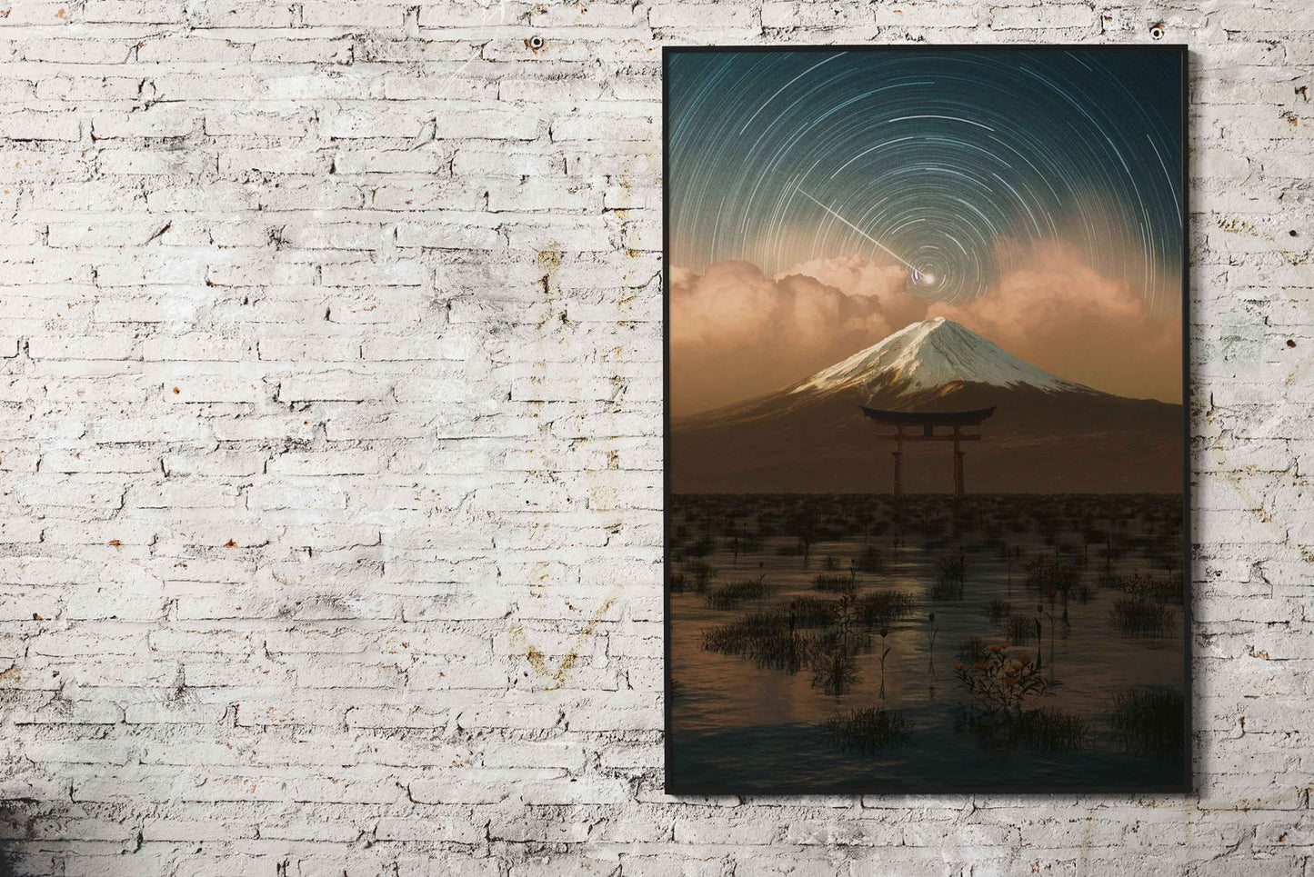 dreamy mt fuji Asian Style Poster | Wall Art for Home & Office | High-Quality Print - High-Quality Visual Display