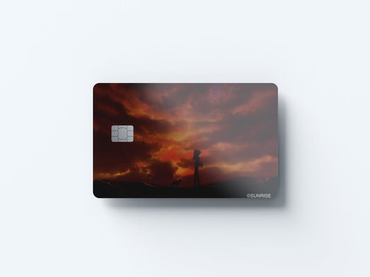 Watercolor ed and ein design | credit card sticker | small chip | credit card skin for nursery and home wall decor.
