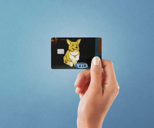 Watercolor ein wants food design | credit card sticker | small chip | credit card skin for nursery and home wall decor.