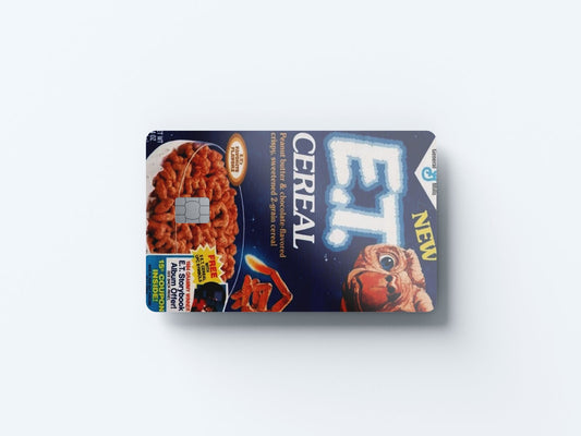 Watercolor et cereal design | credit card sticker | small chip | credit card skin for nursery and home wall decor.