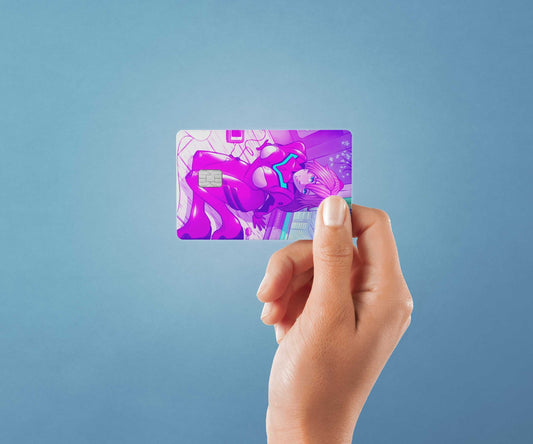 Watercolor eva 02 design | credit card sticker | small chip | credit card skin for nursery and home wall decor.