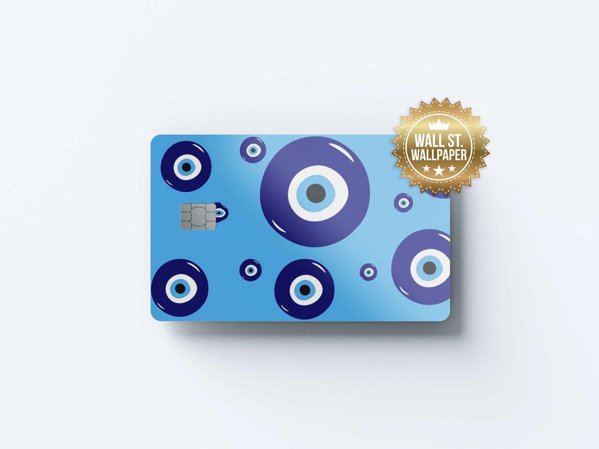 Evil Eye - Premium Vinyl Credit Card Skin Cover by Wonderwallsboutique