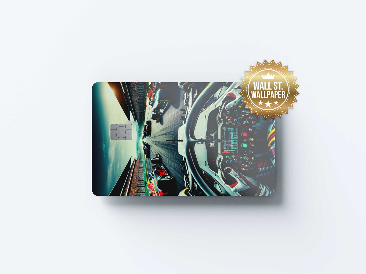 F1 - Premium Vinyl Credit Card Skin Cover by Wonderwallsboutique
