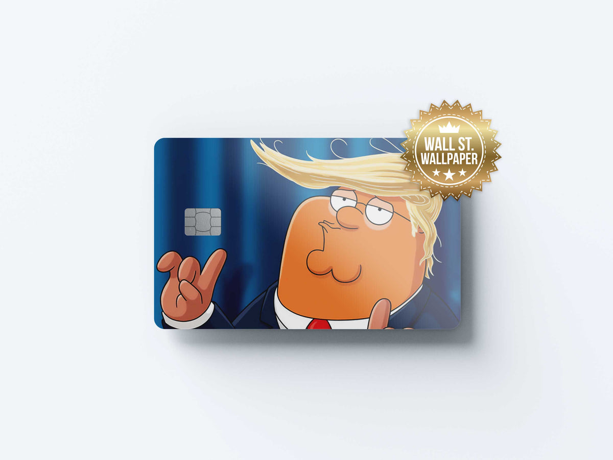 Family Guy Peter Griffin Donald Trump - Premium Vinyl Credit Card Skin Cover by Wonderwallsboutique