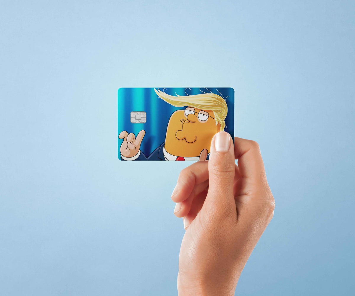Family Guy Peter Griffin Donald Trump - Premium Vinyl Credit Card Skin Cover by Wonderwallsboutique