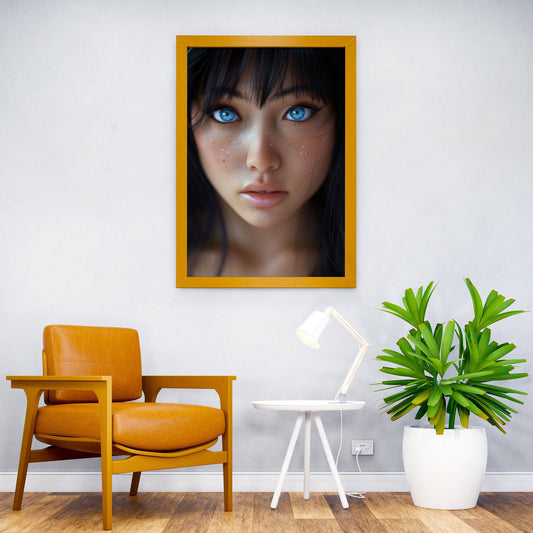 fantastic beautiful women Asian Style Poster | Wall Art for Home & Office | High-Quality Print - High-Quality Visual Display