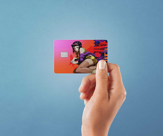 Watercolor faye valentine design | credit card sticker | small chip | credit card skin for nursery and home wall decor.