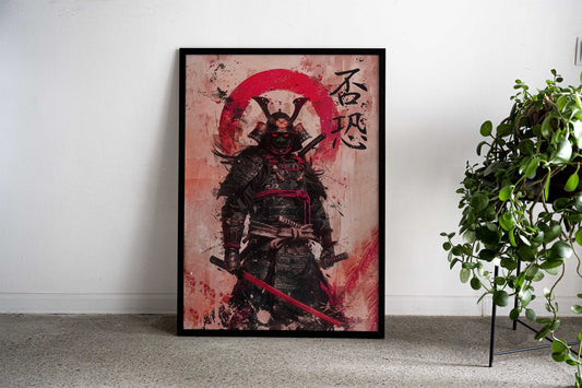 fearless Asian Style Poster | Wall Art for Home & Office | High-Quality Print - High-Quality Visual Display