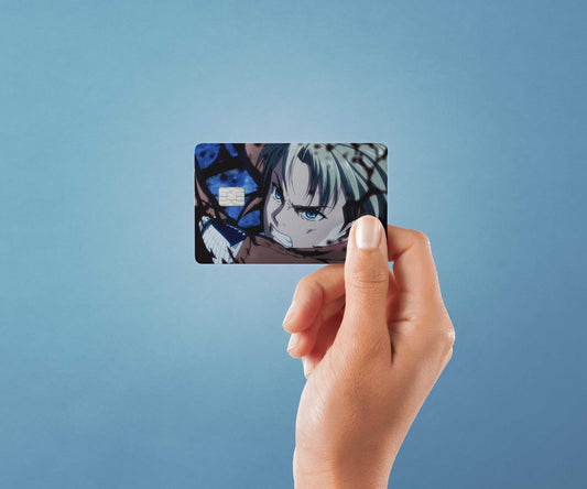 Watercolor fight design | credit card sticker | small chip | credit card skin for nursery and home wall decor.